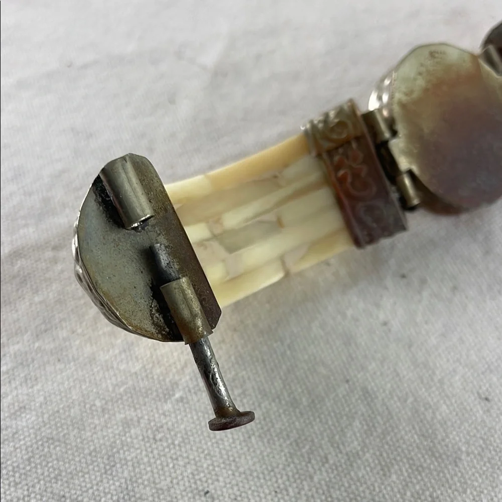 Vintage Tibetan Tribal Bone Bracelet